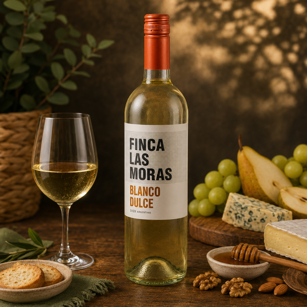 VINO BLANCO LAS MORAS DULCE 750 ML
