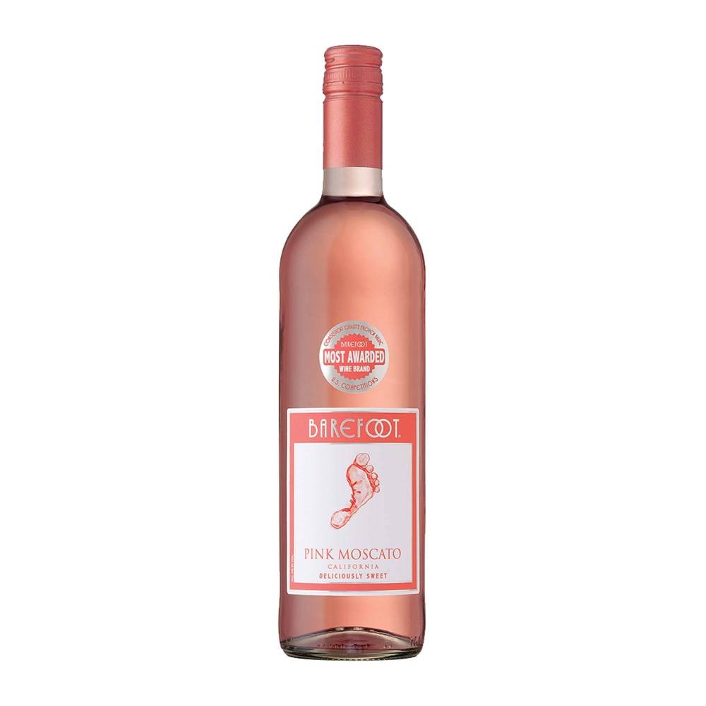 3X2 VINO BAREFOOT PINK MOSCATO 750 ML