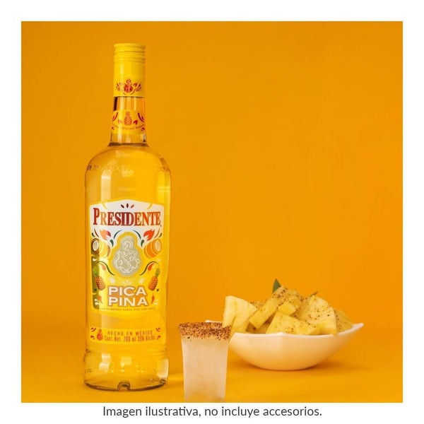 BRANDY PRESIDENTE PICA PIÑA 700 ML (12 PIEZAS) - CentralDePrecios