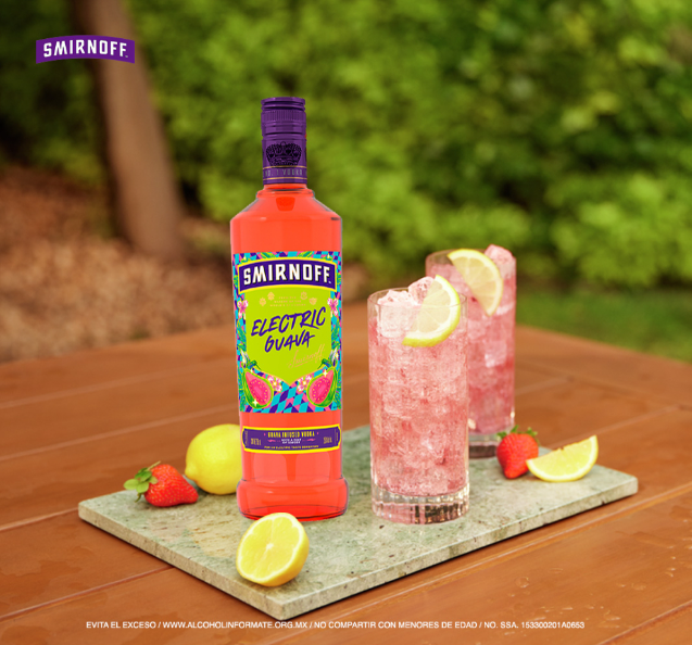 VODKA SMIRNOFF ELECTRIC GUAVA 750 ml