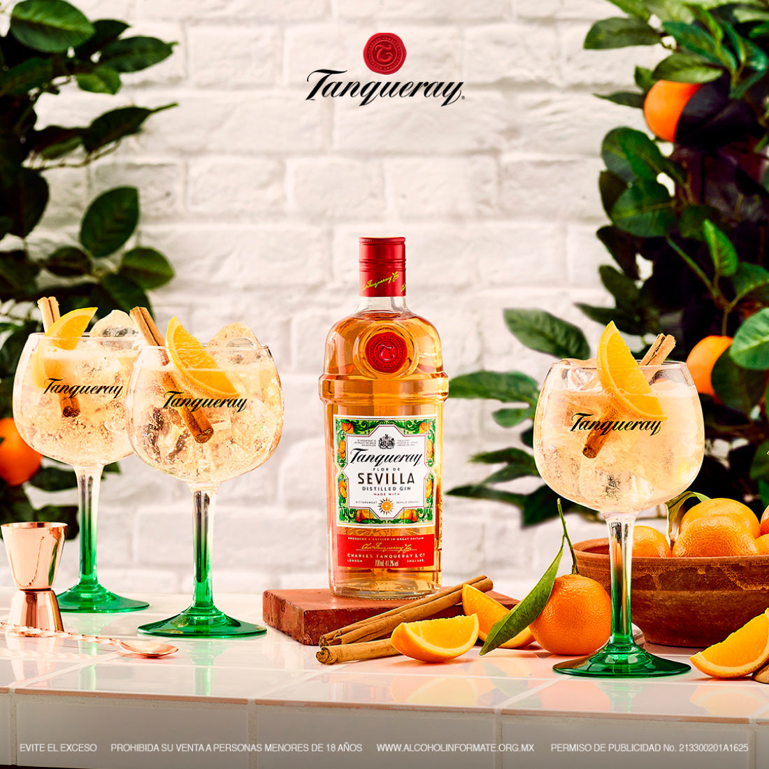 GINEBRA TANQUERAY FLOR DE SEVILLA 750 ml