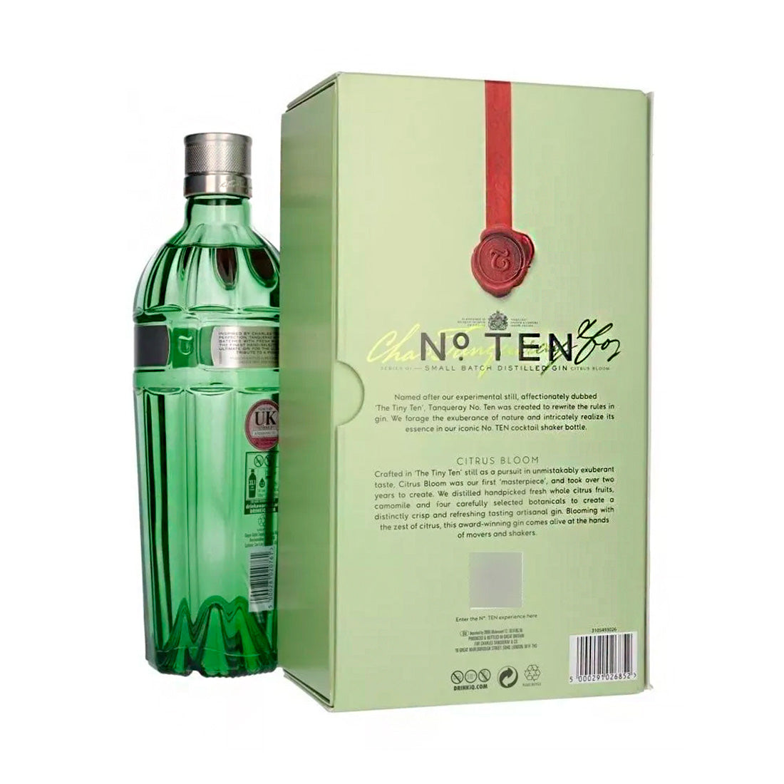 GINEBRA TANQUERAY TEN 750 ML