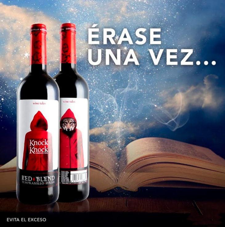 VINO TINTO KNOCK KNOCK CAPERUCITA RED BLEND 750 ml