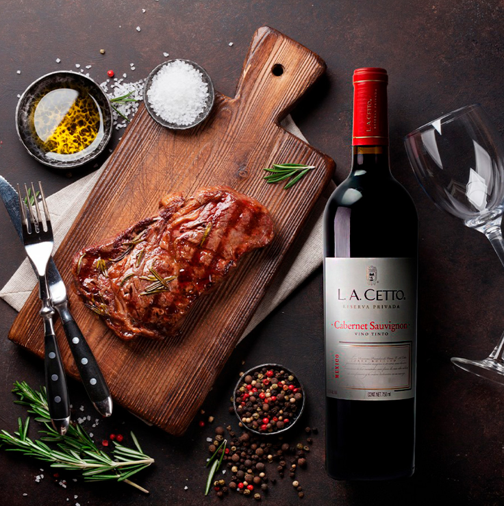 VINO TINTO L.A. CETTO CABERNET SAUVIGNON 750 ml